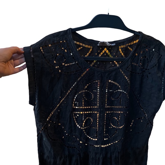 Vanessa Virginia Anthropologie Cutout Embroidered Dress - Picture 9 of 12